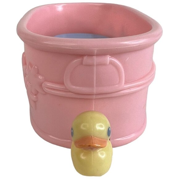 2 Littlest Pet Shop Bathtub Pink Blue Yellow Ducky Duck Replacement Moving LPS - Picture 3 of 11